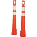 Cortina Safety Products Polypropylene, 46 in H, Orange 03-750-64HI